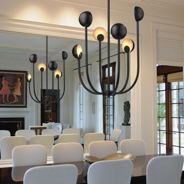 Obsidian Glow Chandelier